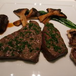 ア・ニュ ルトゥルヴェ・ヴー - 蝦夷鹿の内臓料理　心臓と肝臓と多分舌？間違っていたらすみません。