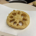 天ぷら はせ川 - レンコン