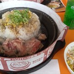 ペッパーランチ - 料理写真:ペッパーランチLサイズ サラダセット