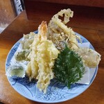 橘屋 - 天ぷらの盛り合せ