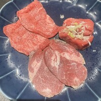 和牛とワイン 焼肉きゅうこん - タン食べ比べ