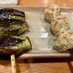 とり喜 - 小茄子とつくね