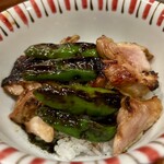 とり喜 - きじ丼ハーフサイズ