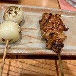 とり喜 - かわと小玉ねぎ