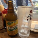 お好み焼みっちゃん総本店 - ジョッキはキンキン