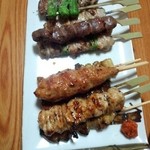 鳥ふみ - 串盛り合わせ！