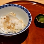 銀座 しのはら - 松茸ご飯はふり塩で