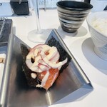 俺の天ぷらバル - お鮨からスタート♡嬉しすぎる((o(｡>ω<｡)o))