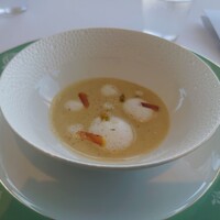 オテル・ド・ヨシノ - このヨーロッパの栗のsoupも最高♡(*’ω’ﾉﾉﾞ☆ﾊﾟﾁﾊﾟﾁ