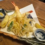 すしの藤つぼ - 天ぷら盛り合わせ