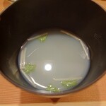 鮨 あらい - シジミの味噌汁