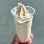 ミニストップ - 料理写真:贅沢和栗ソフト 得盛サイズ☆