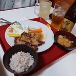 フレスガッセ - ハムステーキ定食