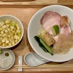 開運橋通 ふじ原 - 【地鶏と浅利の塩つけそば　〜新麦〜】