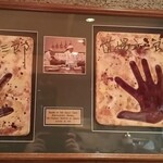 銀座ろくさん亭 - 道場六三郎さんの手形