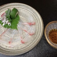 料亭 大宮 一の家 - 真鯛薄造り