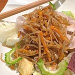 さくら麹 新橋店 - 豚しゃぶと季節野菜の温野菜サラダ〜胡麻ドレ〜