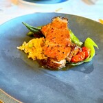 レストラン プチマリエ - ✽ 出てきた瞬間に、見た目から塩漬けかなと思った。食べてみて塩麹だった。。。。　△