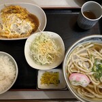 鹿水庵 - かつとじ定食