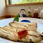 うなぎ亭 友栄 - 白焼き(カニちゃんはホンモノ！)