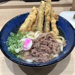 資さんうどん 大村西本町店 - 肉ごぼ天うどん
                                ¥760