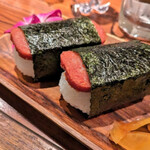 海の家 あそなる～ - シメはスパム握りで☆