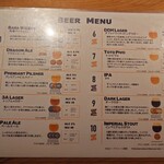 KOBO Brew Pub - ドリンクメニュー