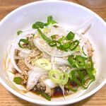 串一徹 - とり皮ポン酢￥400　2024.9.11