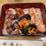 伊勢廣 帝劇店 - 焼き鳥重　1300円