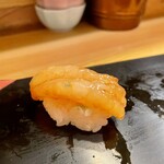 鮨一 - 石川 甘えびづけ