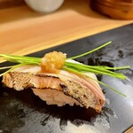 鮨一 - 鹿児島 カンパチ焼霜