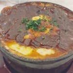 Wine restaurant The Attachment - 名物！溶岩パスタ チーズミート