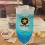 Wine restaurant The Attachment - ブルーライチレモンサワー