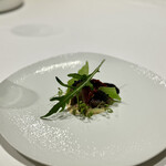 JINBO MINAMI AOYAMA - 鰹薬炙り白胡麻ルッコラセルバチカ