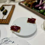 JINBO MINAMI AOYAMA - 鮪 ビーツ 茄子