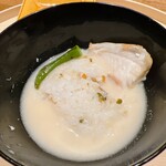 温石 - お茶漬けにもエボ鯛を乗せました