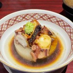 快食倶楽部 万年 - 蛸と大根の炊き合わせ