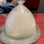 快食倶楽部 万年 - 名物のポテトサラダ。