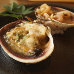 Chita's large clams grilled with aromatic butter