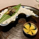 茶禅華 - 酒酔香魚 鮎の背越し 紹興酒漬け