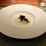 蒼 - 地頭鶏と地蛤のリゾット こんとび海苔