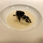 蒼 - 地頭鶏と地蛤のリゾット こんとび海苔