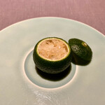 茶禅華 - 青柚海蜇 くらげの柚子釜