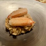 蒼 - 噴火湾の毛蟹のリゾット