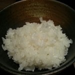 花のれん 花楽 - これぞ「銀シャリ」 (ご飯を写したのは初めて)