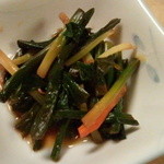 焼鶏館 - 行者ニンニク醤油漬け