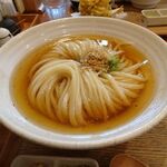 切麦や 甚六 - 冷かけうどん（特盛）、親子ちくわ天1,400円