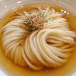 切麦や 甚六 - 冷かけうどん（特盛）、親子ちくわ天1,400円