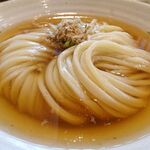 切麦や 甚六 - 冷かけうどん（特盛）、親子ちくわ天1,400円