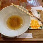 切麦や 甚六 - 冷かけうどん（特盛）、親子ちくわ天1,400円